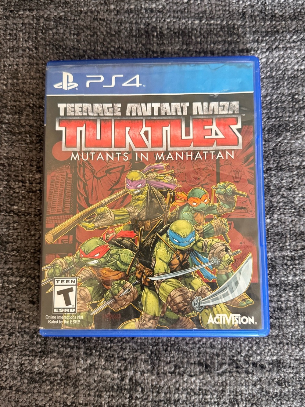 Teenage Mutant Ninja Turtles Mutants In Manhattan Sony PS4 Game Playstation 4